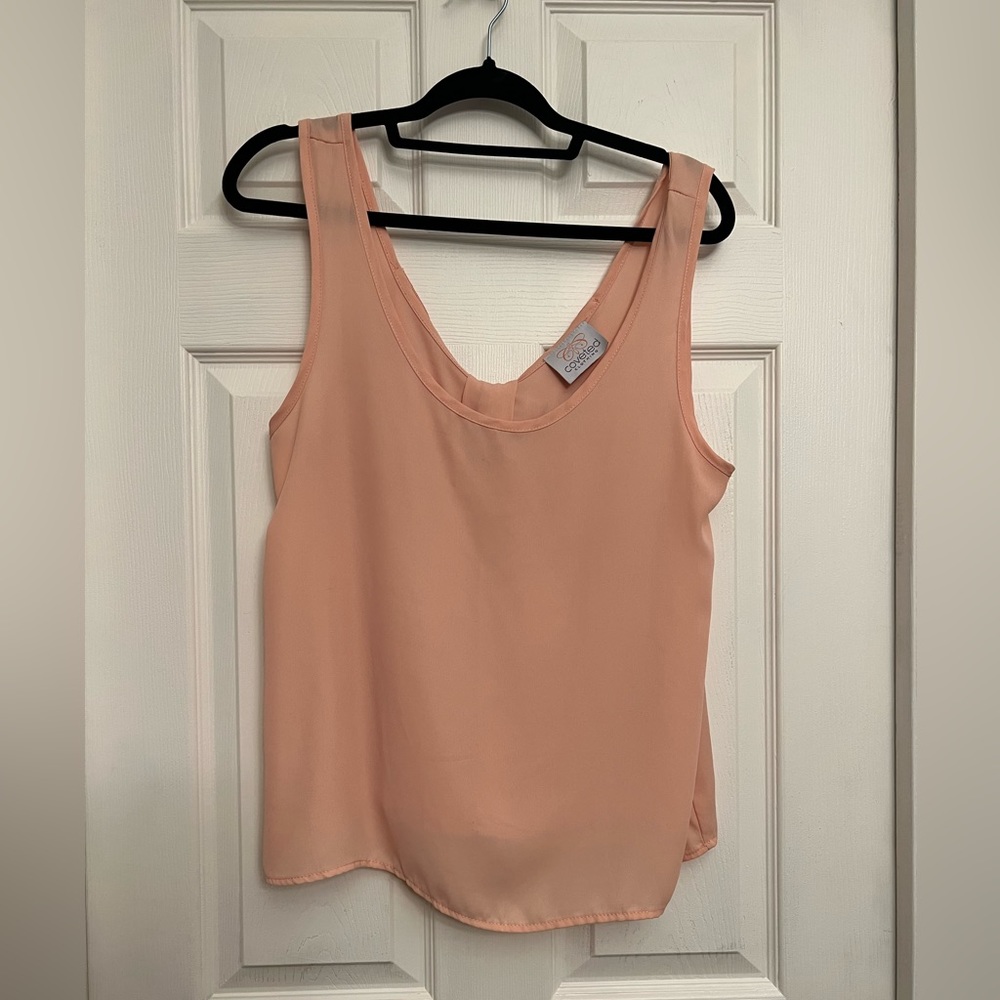 Large Peach Coveted Clothing Top